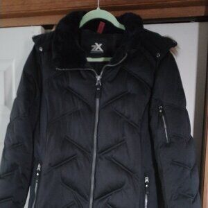 Black ZeroXposure winter coat with hood size XL